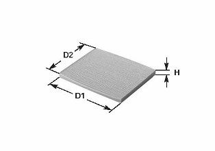 CLEAN FILTERS Фильтр, воздух во внутренном пространстве NC2204CA